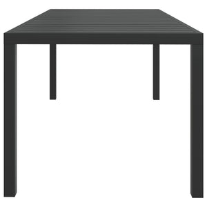 vidaXL 9-piece Garden Dining Set with Cushions Poly Rattan Black