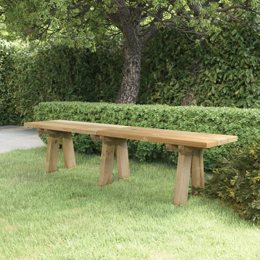 vidaXL Garden Bench 160 cm Solid Impregnated Pinewood