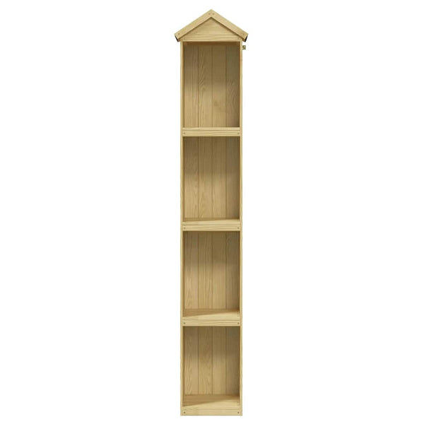 Geräteschuppen 40x33x222 cm Kiefernholz Imprägniert