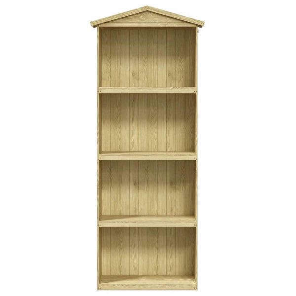 Geräteschuppen 87x33x222 cm Kiefernholz Imprägniert
