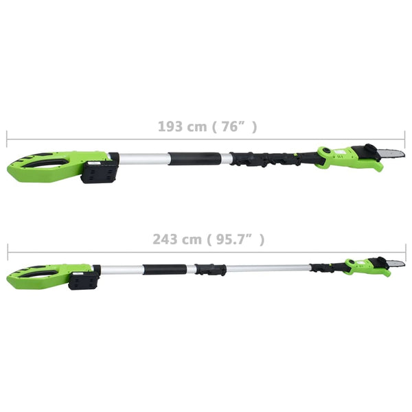 vidaXL Cordless Pole Saw with Battery Set 20V 1500 mAh Li-ion