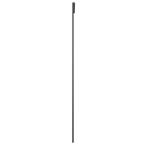 vidaXL Sliding Door Black 76x205 cm ESG Glass and Aluminum