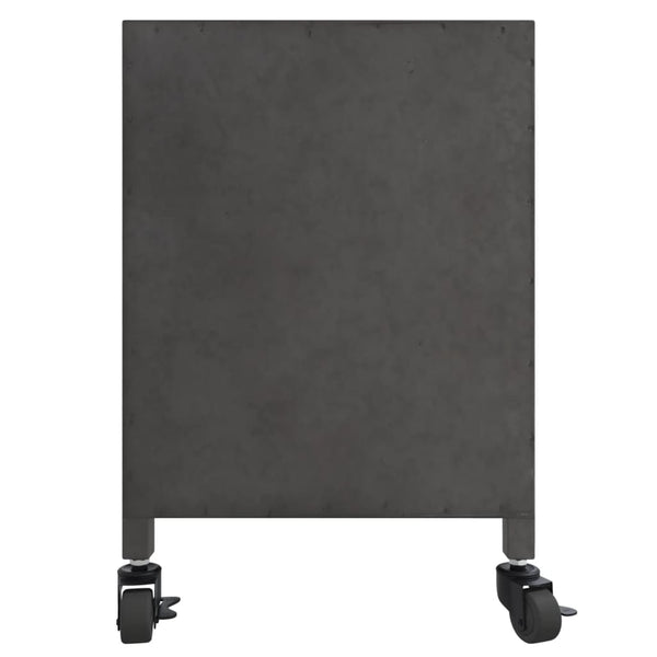 vidaXL TV Cabinet Silver 110x30x40 cm Iron