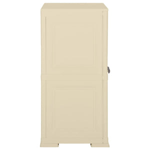 vidaXL Plastic Cabinet 79x43x85.5 cm Wood Design Angora White