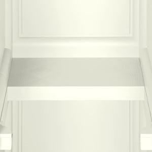 vidaXL Plastic Cabinet 40x43x164 cm Wood Design Vanilla Ice