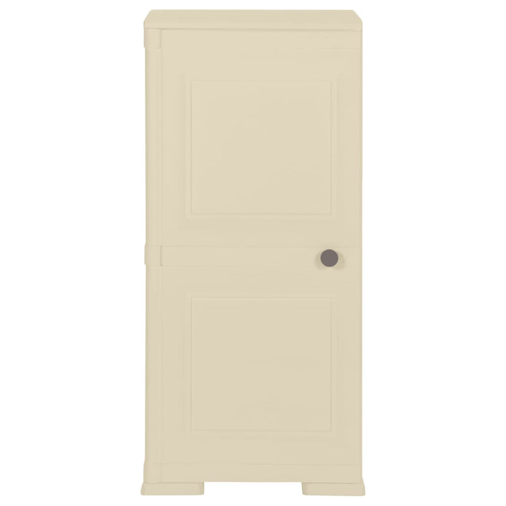 vidaXL Plastic Cabinet 40x43x85.5 cm Wood Design Angora White