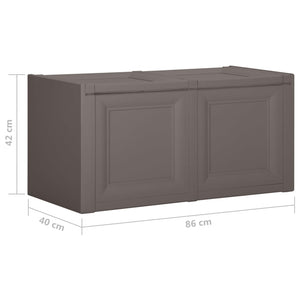 Graue Kissenbox 86x40x42 cm, 85L
