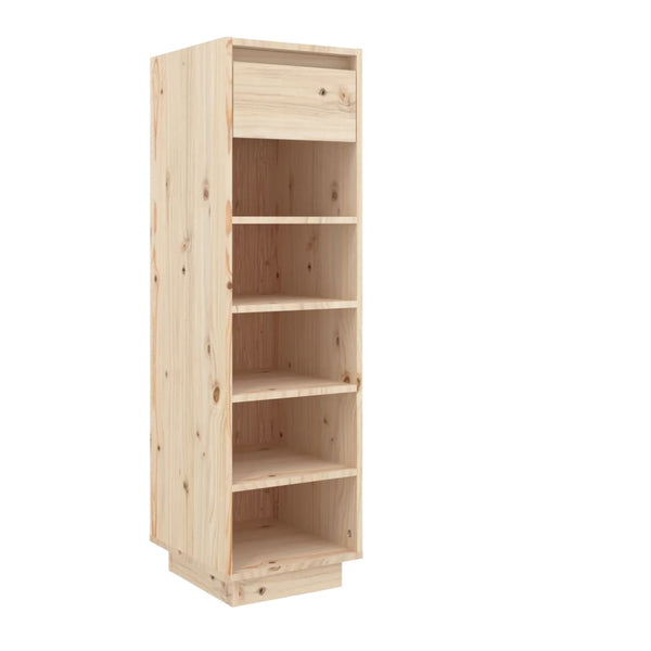 Massivholz Schuhregal Kiefer, 105 cm