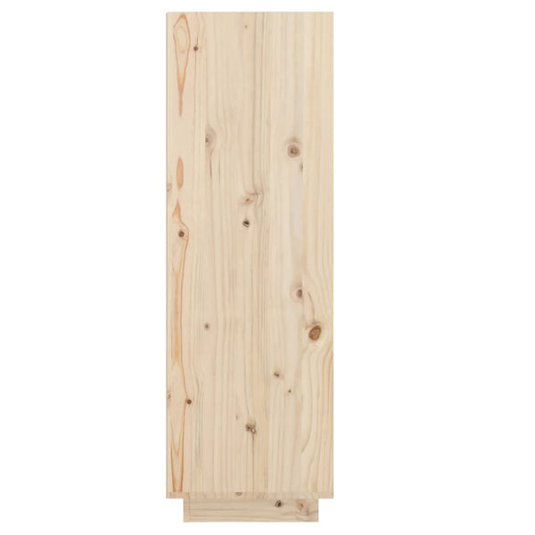 Massivholz Schuhregal Kiefer, 105 cm