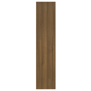 vidaXL Bookcase/Room Divider Brown Oak Look 60x30x135 cm