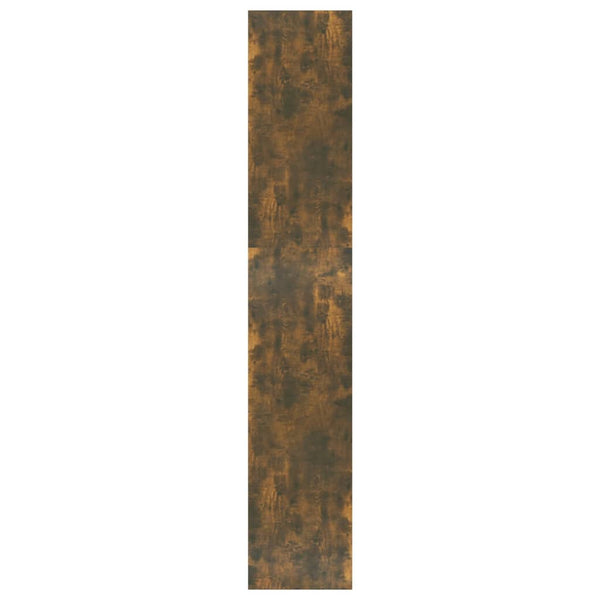 vidaXL Bookcase/Room Divider Smoked Oak 80x30x166 cm Engineered Wood