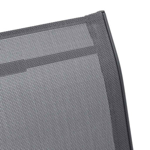 vidaXL Stackable Garden Chairs 2 pcs Grey Textilene