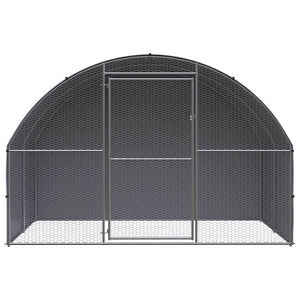 Outdoor-Hühnerstall 3x2x2 m Verzinkter Stahl