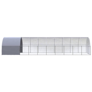 vidaXL Outdoor Chicken Coop 3x10x2 m Galvanized Steel