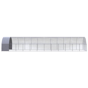 vidaXL Outdoor Chicken Coop 3x12x2 m Galvanized Steel