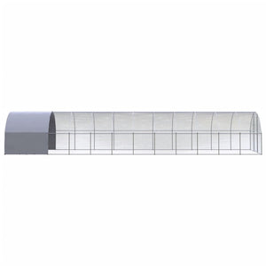 vidaXL Outdoor Chicken Coop 3x12x2 m Galvanized Steel