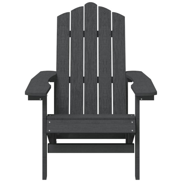 vidaXL Adirondack Garden Chairs 2 pcs. HDPE Anthracite