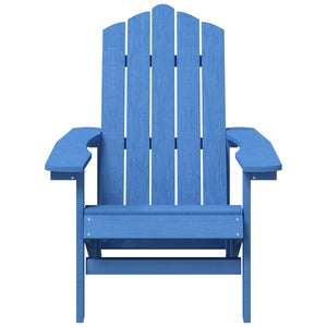 vidaXL Adirondack Garden Chair with Table HDPE Aquamarine