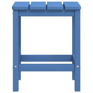 vidaXL Adirondack Garden Chairs with Table HDPE Aquamarine