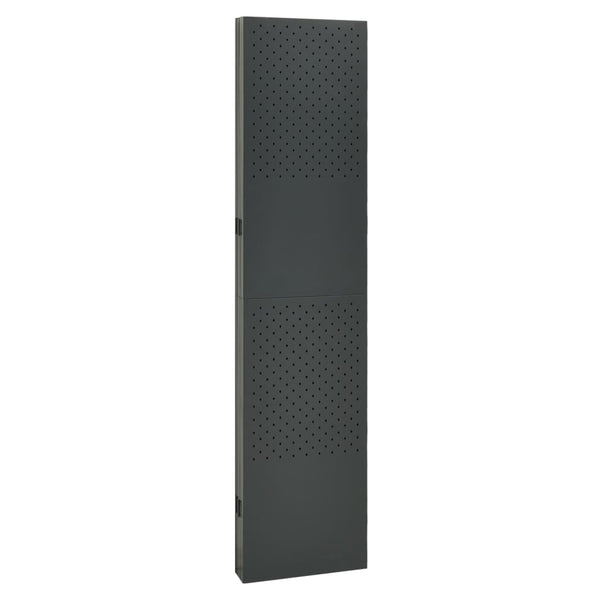 vidaXL 5-Panel Room Divider 2 pcs. Anthracite 200x180 cm Steel