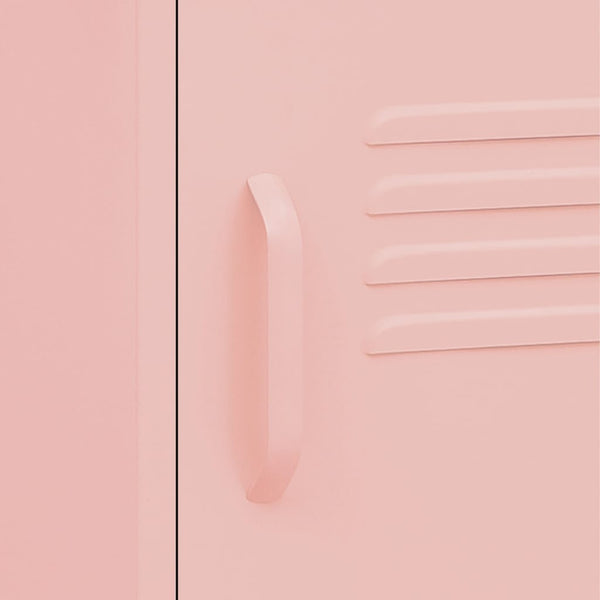 vidaXL Nightstands 2 pcs. Pink 35x35x51 cm Steel