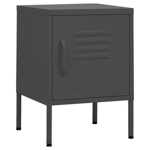 vidaXL Nightstands 2 pcs. Anthracite 35x35x51 cm Steel