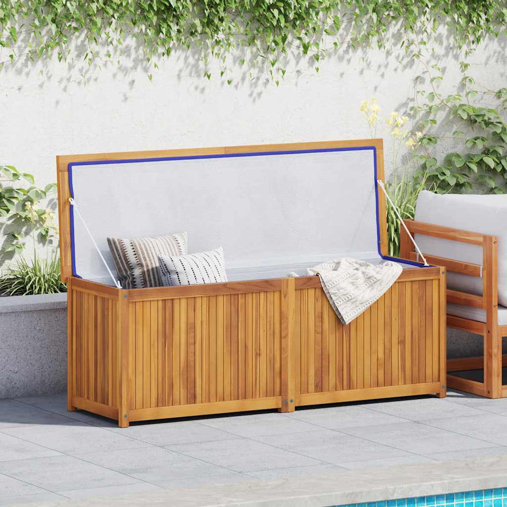 vidaXL Garden Storage Box 150x50x55 cm Solid Teak Wood