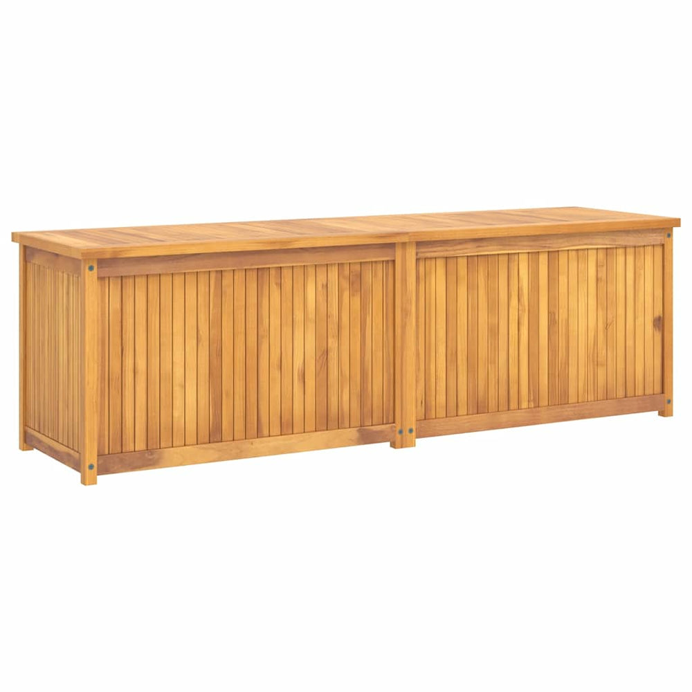 vidaXL Garden Storage Box 175x50x55 cm Solid Teak Wood