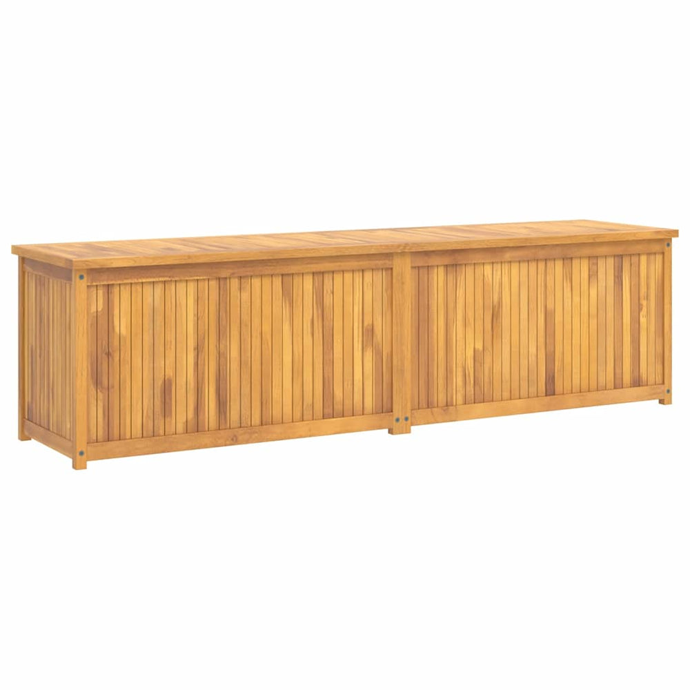 vidaXL Garden Storage Box 200x50x55 cm Solid Teak Wood
