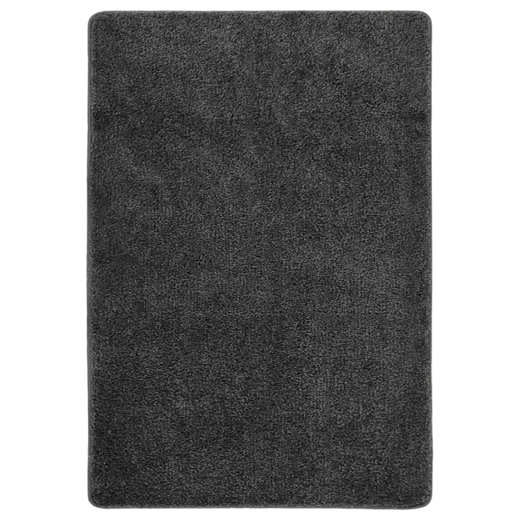 Dunkelgrauer Shaggy Teppich 120x170 cm