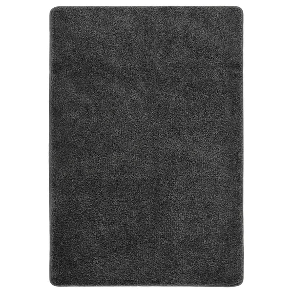 Dunkelgrauer Shaggy Teppich 120x170 cm