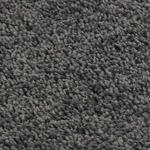 Dunkelgrauer Shaggy Teppich 120x170 cm