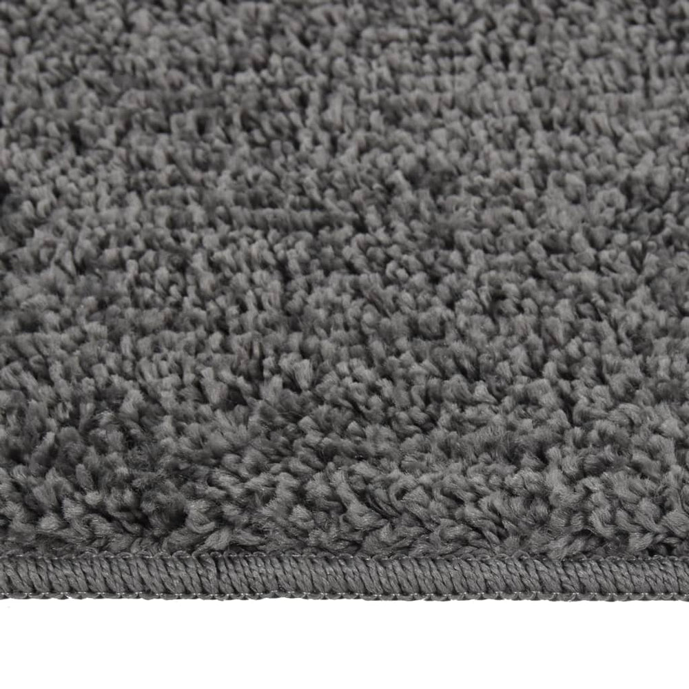 Dunkelgrauer Shaggy Teppich 160x230 cm