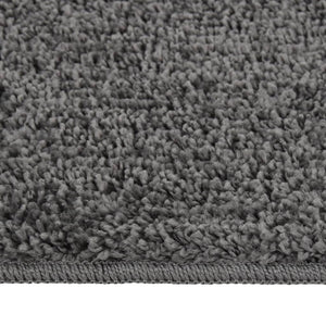 Dunkelgrauer Shaggy Teppich 200x290 cm