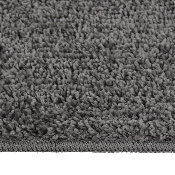 Dunkelgrauer Shaggy Teppich 200x290 cm