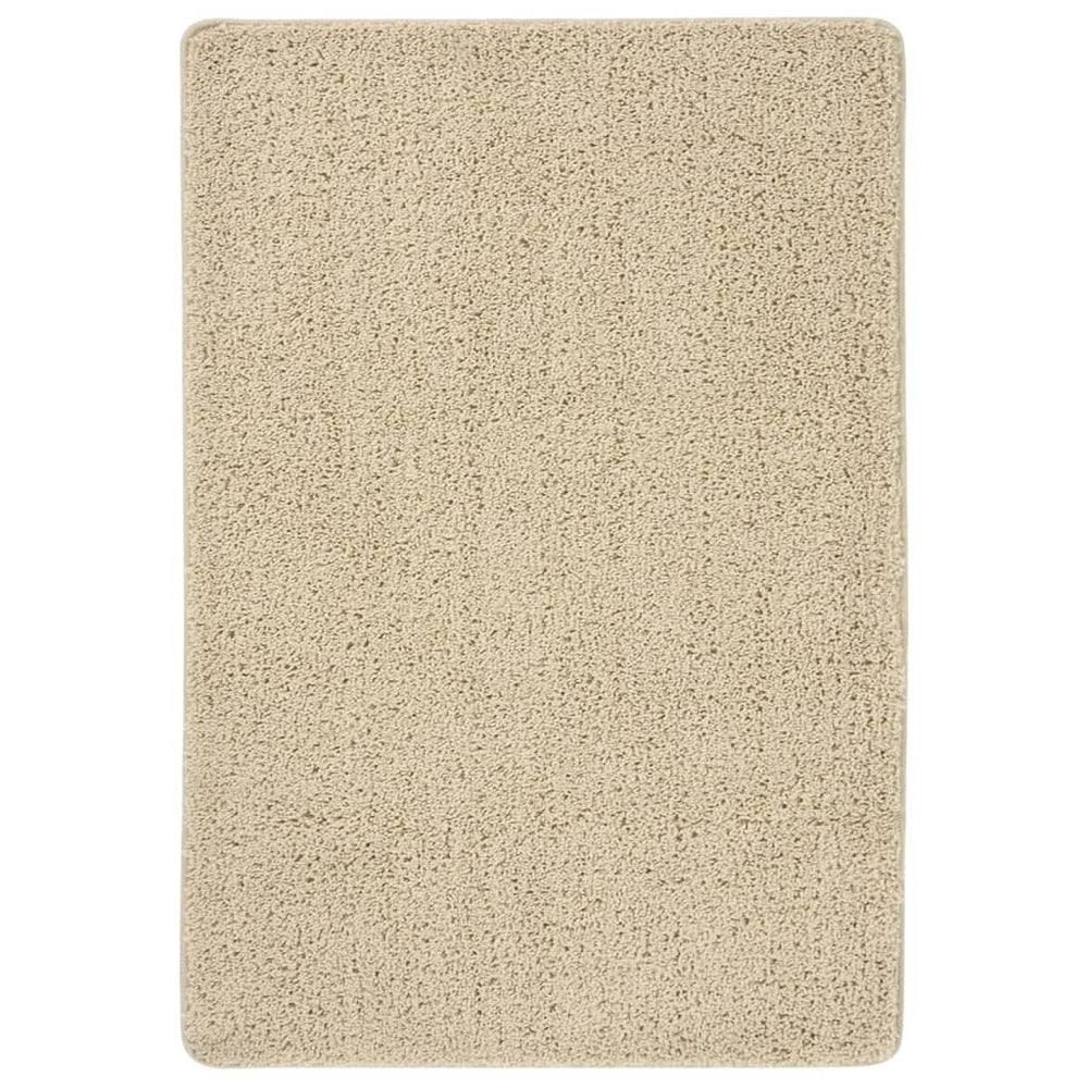 Creme Shaggy Teppich 120x170 cm Rutschfest