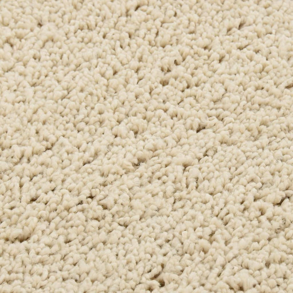 Shaggy Teppich Creme 140x200 cm