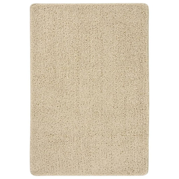 Creme Shaggy Teppich 160x230 cm