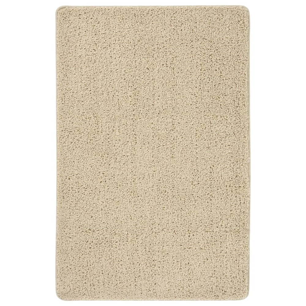 Creme Shaggy Teppich 200x290 cm