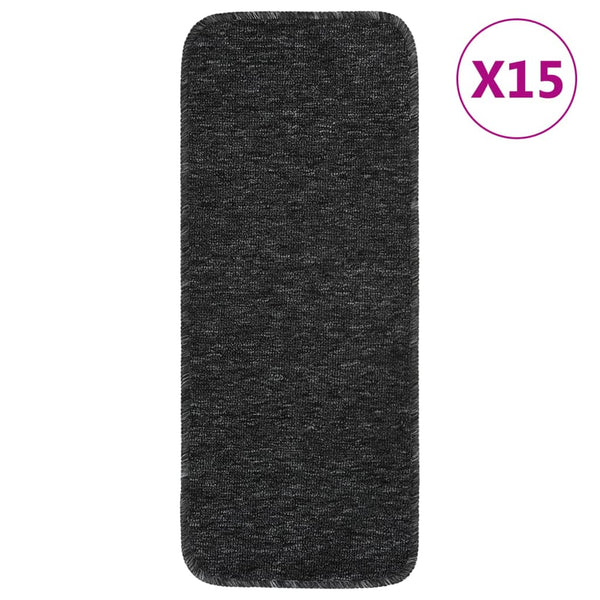 Antirutsch Stufenmatten Anthrazit 60x25 cm, 15er Set