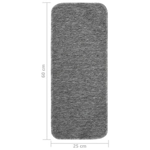 Antirutsch Stufenmatten Grau 60x25cm 15er Set