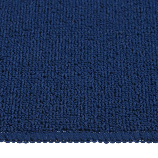Marineblaue Antirutsch-Stufenmatten, 15er Set