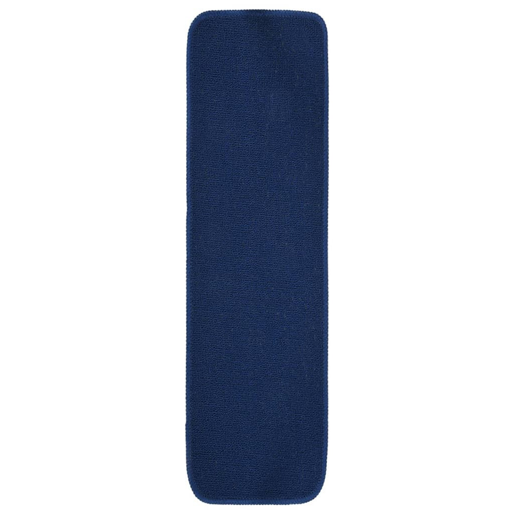 Marineblaue Antirutsch-Stufenmatten, 15er Set