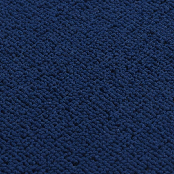 Marineblaue Antirutsch-Stufenmatten, 15er Set