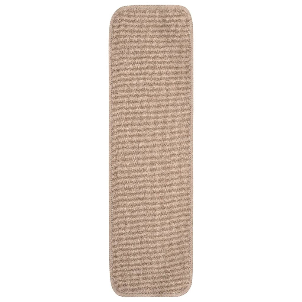 Antirutsch Stufenmatten Beige 75x20cm, 15er Set