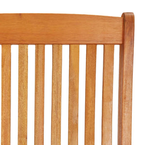 vidaXL Folding Garden Chairs with Footrests 2 pcs. Eucalyptus Wood
