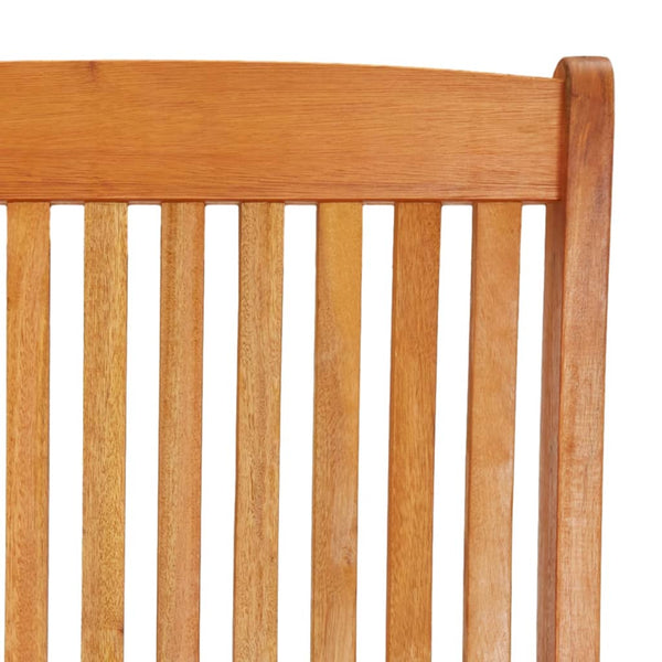 vidaXL Folding Garden Chairs with Footrests 2 pcs. Eucalyptus Wood