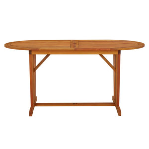 vidaXL Garden Table 160x85x75 cm Solid Eucalyptus Wood