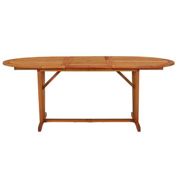 vidaXL Garden Table 200x100x75 cm Solid Eucalyptus Wood