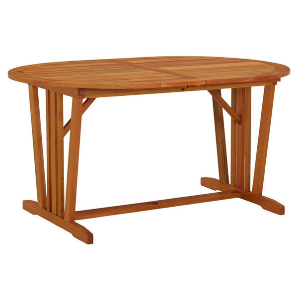 vidaXL Garden Table 200x100x75 cm Solid Eucalyptus Wood